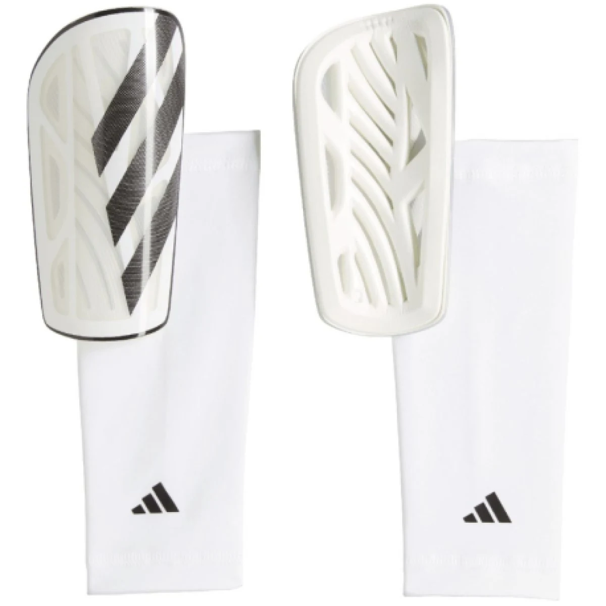 Futbalový chránič ADIDAS TIRO SG LGE WHITE BLACK SILVMT · záber 1
