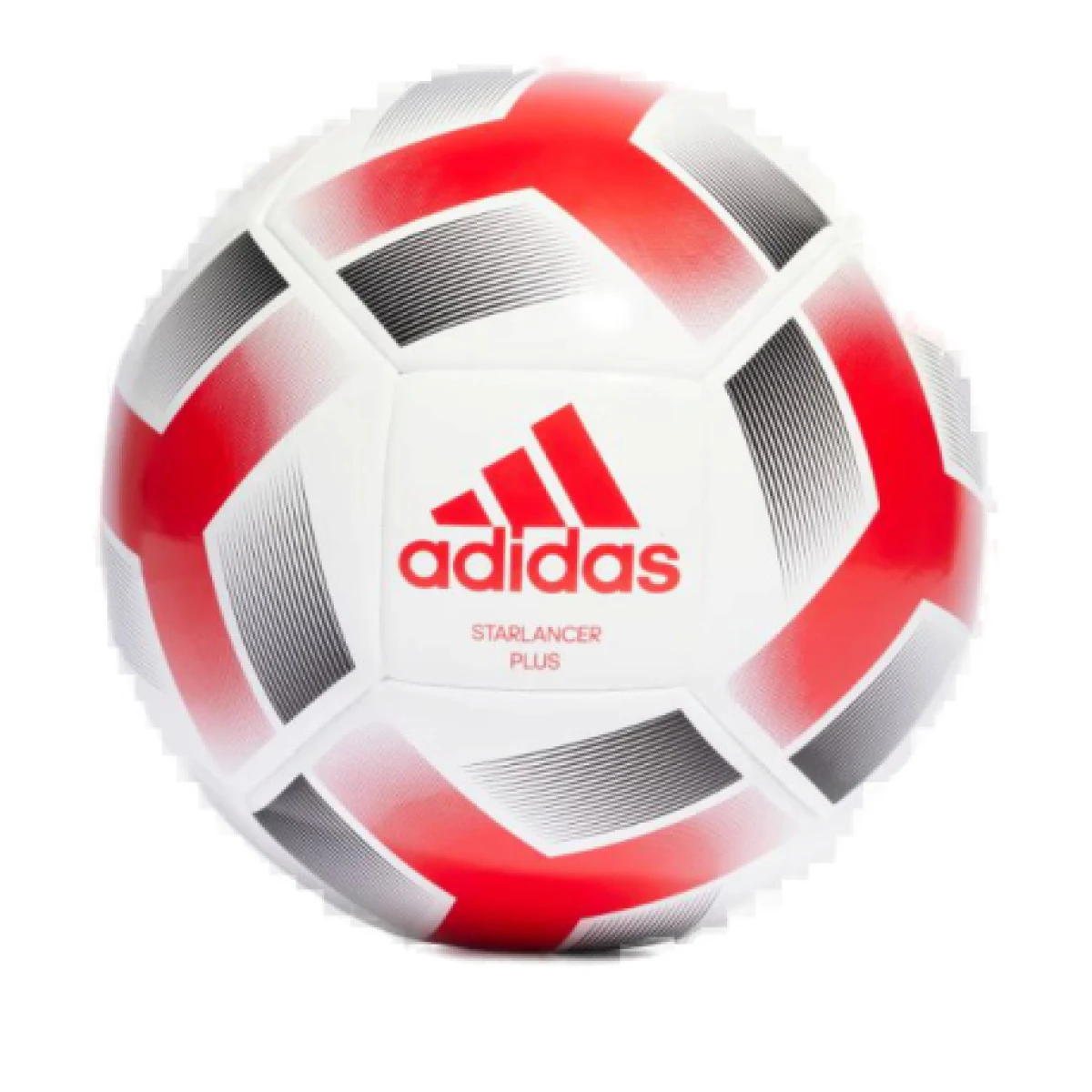Futbalová lopta ADIDAS STARLANCER PLUS WHITE RED BLACK I · záber 1