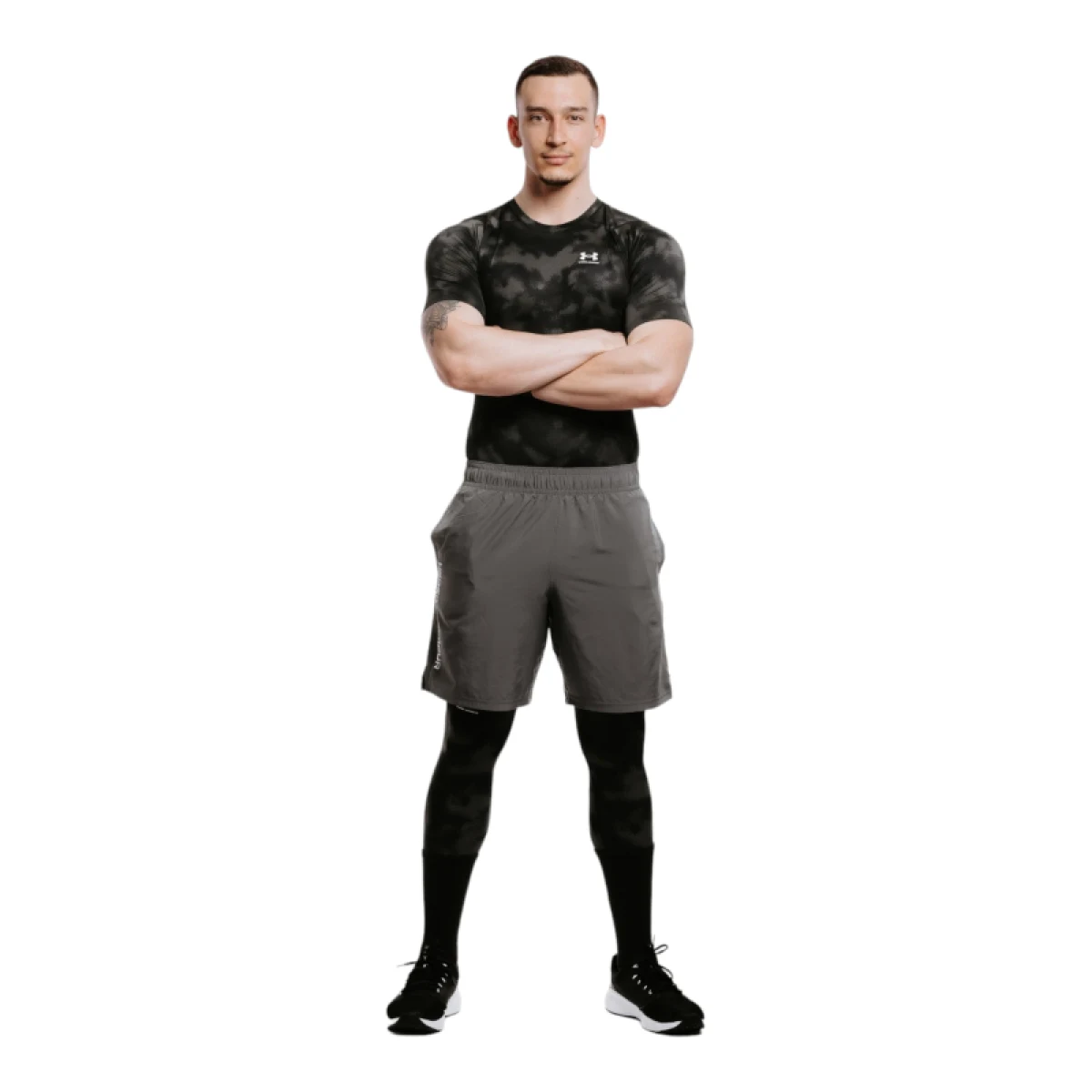 Pánske tréningové kraťasy UNDER ARMOUR UA Woven Wdmk Shorts-GRY · záber 2