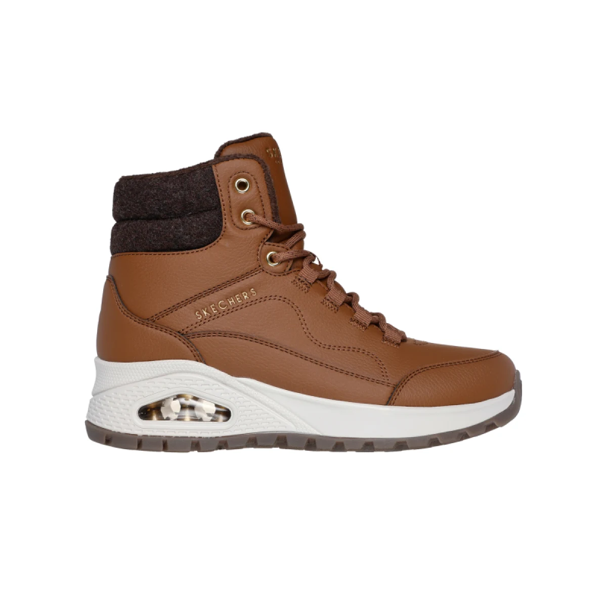 Dámske členkové zimné topánky SKECHERS Uno Rugged wheat · záber 2