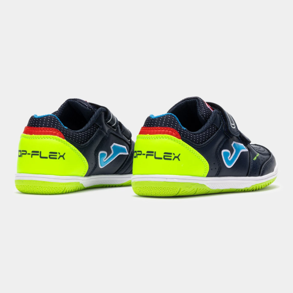 Chlapčenské futbalové kopačky halové JOMA Top Flex 2533 K IC navy blue green · záber 4