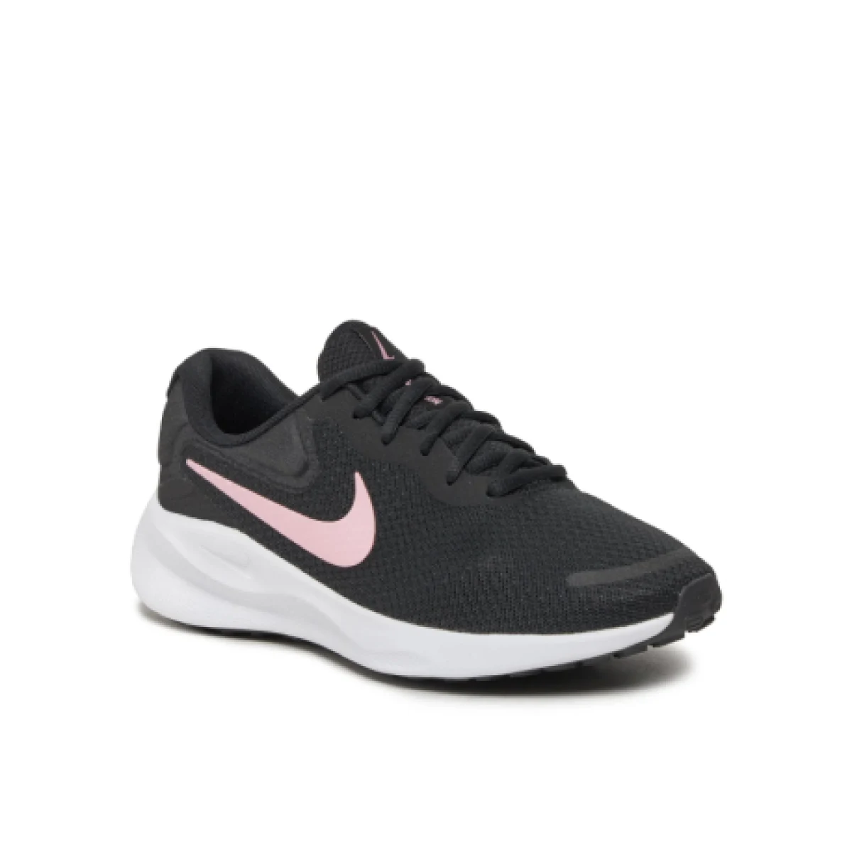 Dámska športová obuv (tréningová) NIKE Revolution 7 black white medium soft pink · záber 1