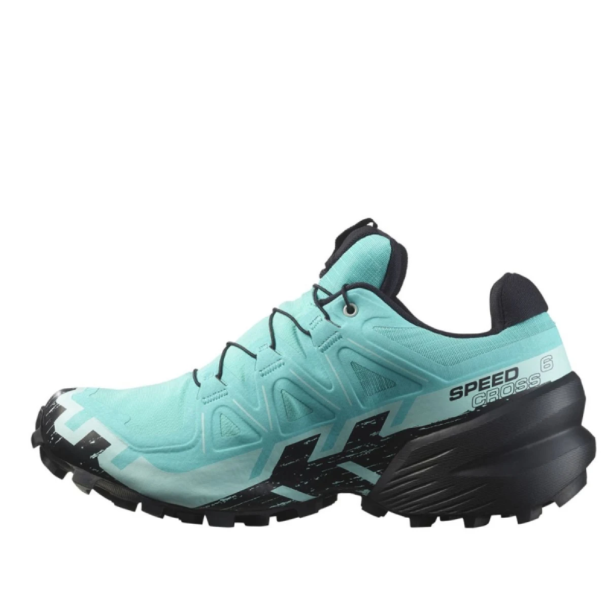 Dámska bežecká trailová obuv SALOMON Speedcross 6 GTX W blue curacao black iced aqua · záber 2