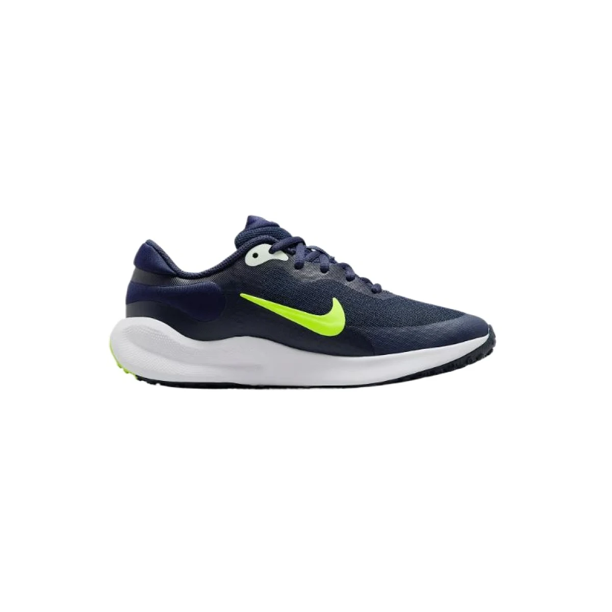Chlapčenská športová obuv (tréningová) NIKE Revolution 7 Jr midnight navy volt tint white · záber 2