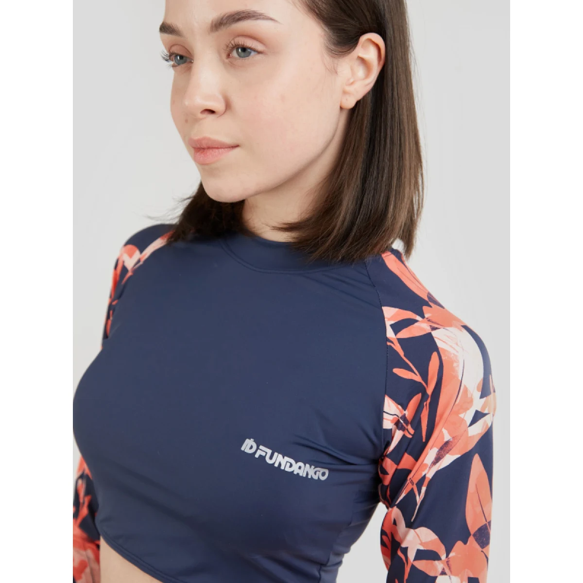 Dámske tričko na kúpanie FUNDANGO Amelia Surf Top-354-sugar coral · záber 5