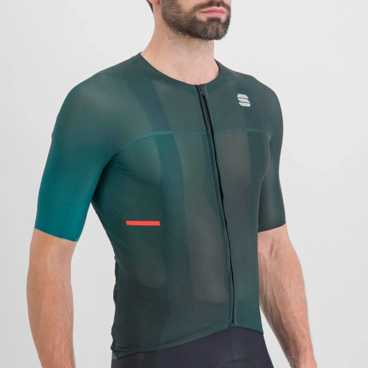 Pánsky cyklistický dres s krátkym rukávom SPORTFUL Light pro jersey, shaded green · záber 4