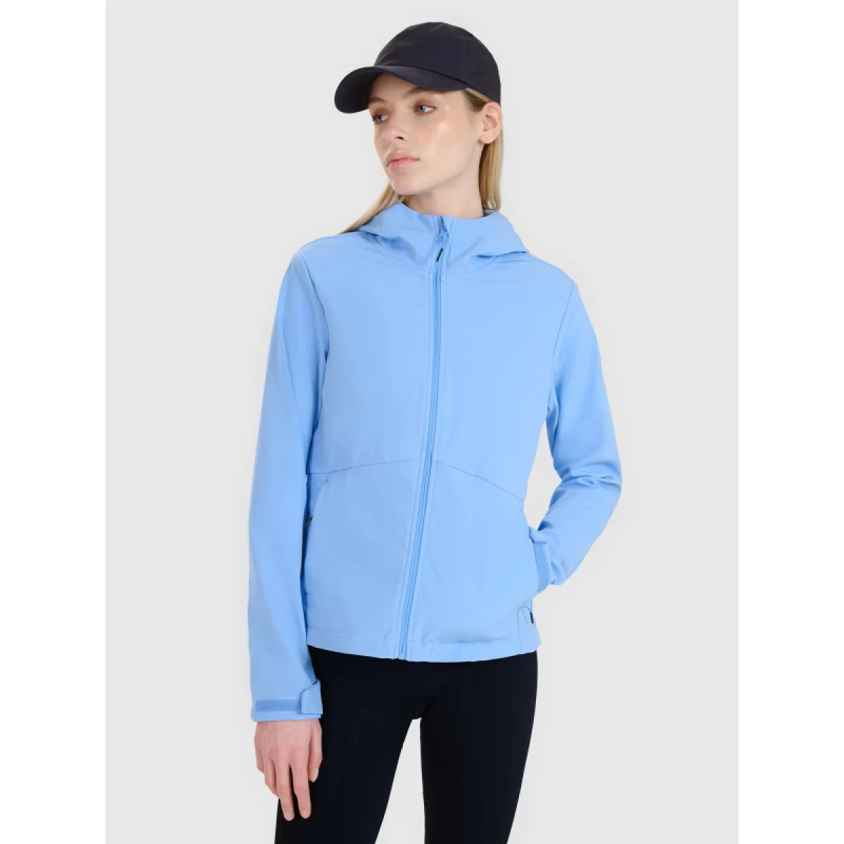 Dámska turistická bunda 4F SOFTSHELL JACKET F320-33S-BLUE · záber 2