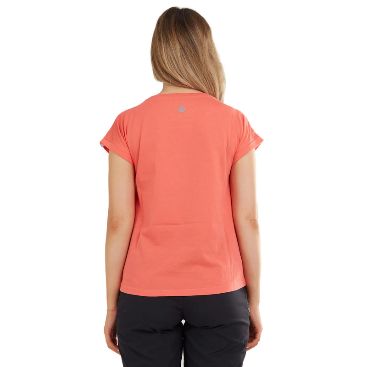 Dámske turistické tričko s krátkym rukávom FUNDANGO Atmos T-shirt-352-coral · záber 4