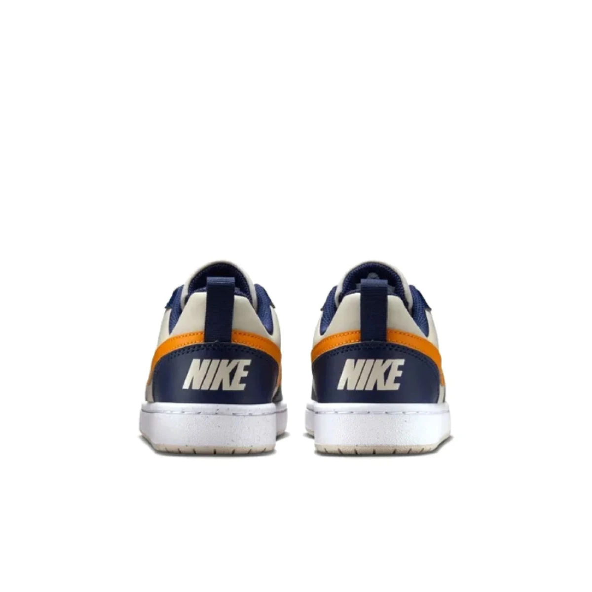 Chlapčenská rekreačná obuv NIKE Court Borough Low Recraft Jr orewood brown orange midnight navy · záber 5