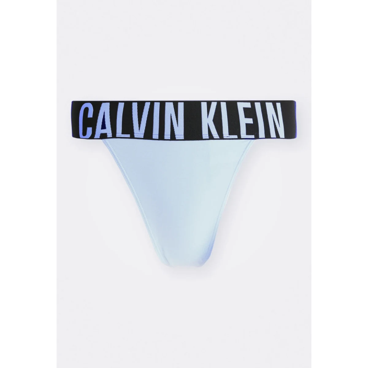 Dámske nohavičky CALVIN KLEIN HIGH LEG THONG-Ether · záber 2