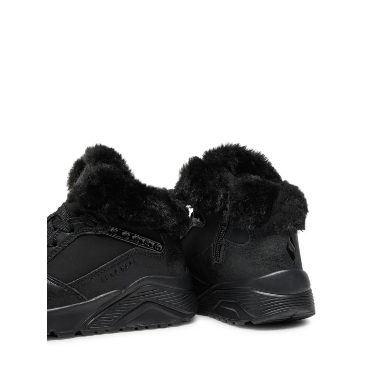 Detské členkové zimné topánky SKECHERS Uno Lite Comfurt Collar black black · záber 5