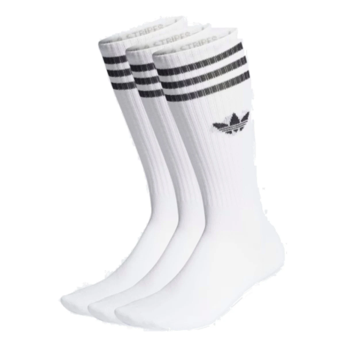 Ponožky ADIDAS ORIGINALS 3 PACK-HIGH CREW SOCK- WHITE · záber 1