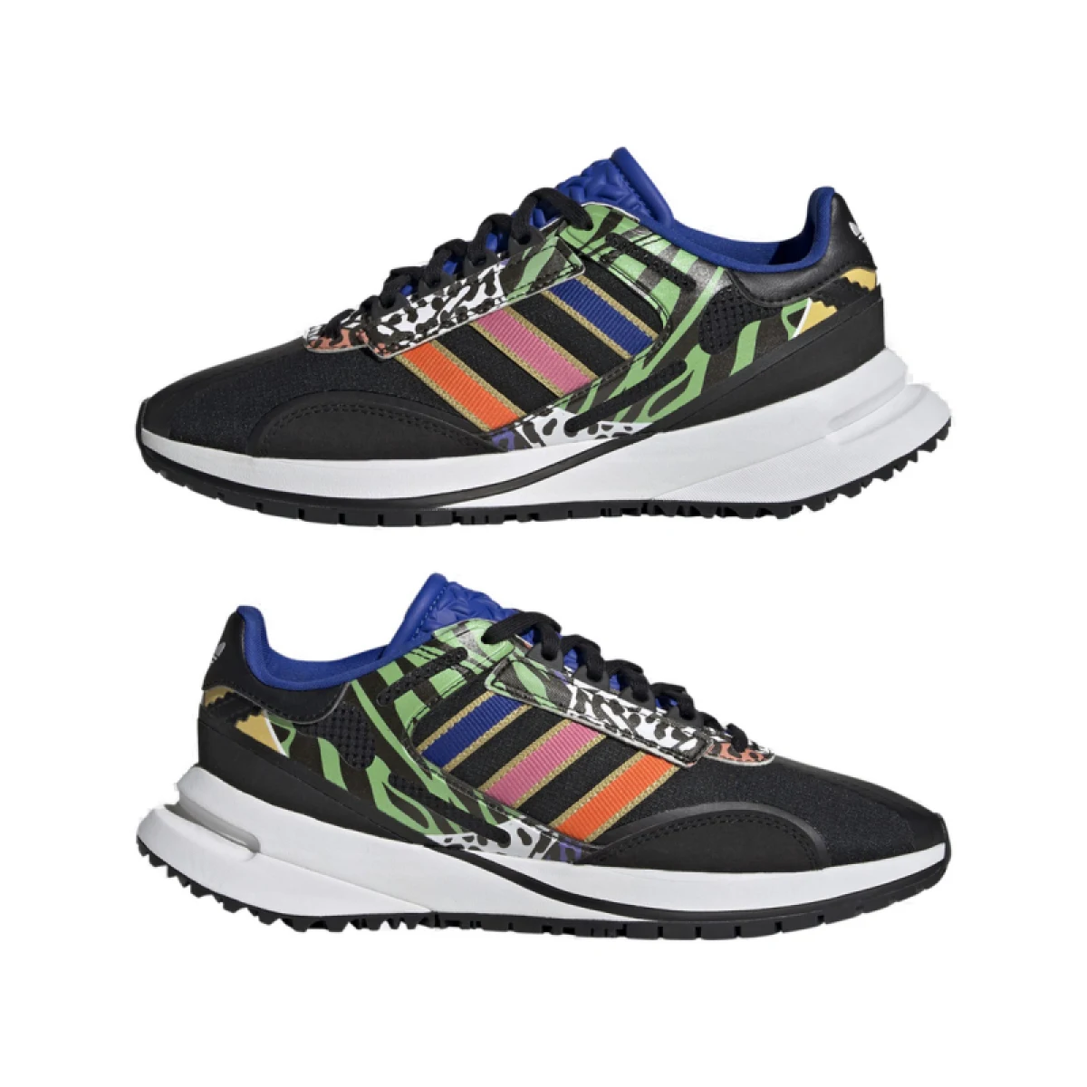 Dámska rekreačná obuv ADIDAS ORIGINALS Valerance core black true orange bold blue · záber 4