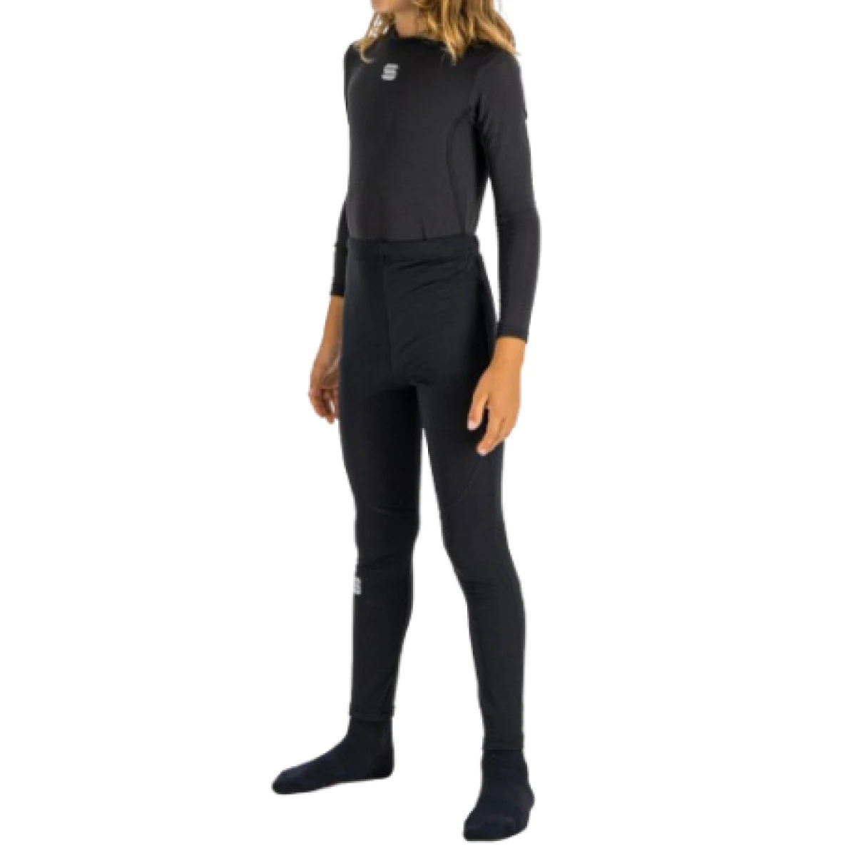 Detské termo nohavice SPORTFUL Td mid kid tight, black · záber 1