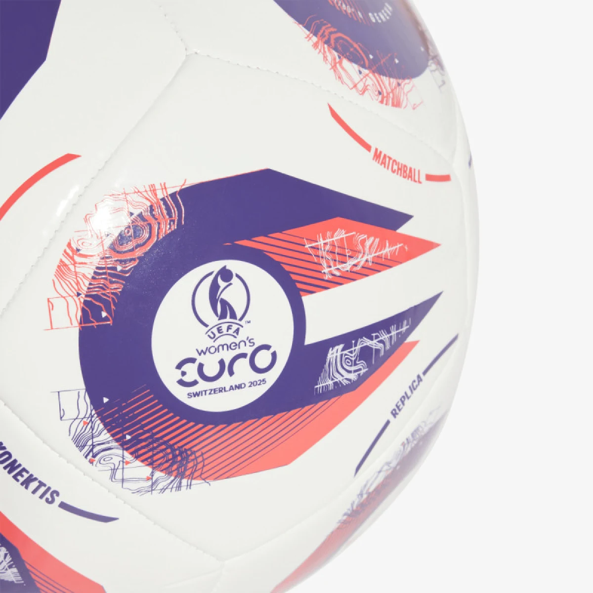 Futbalová lopta ADIDAS W EURO25 CLB WHITE PANTON PANTON · záber 4