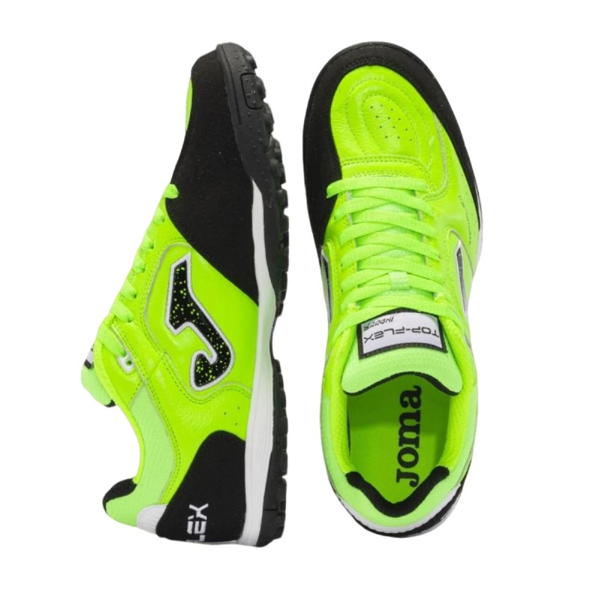Pánske futbalové kopačky turfy JOMA Top Flex M TF fluorescent green · záber 3