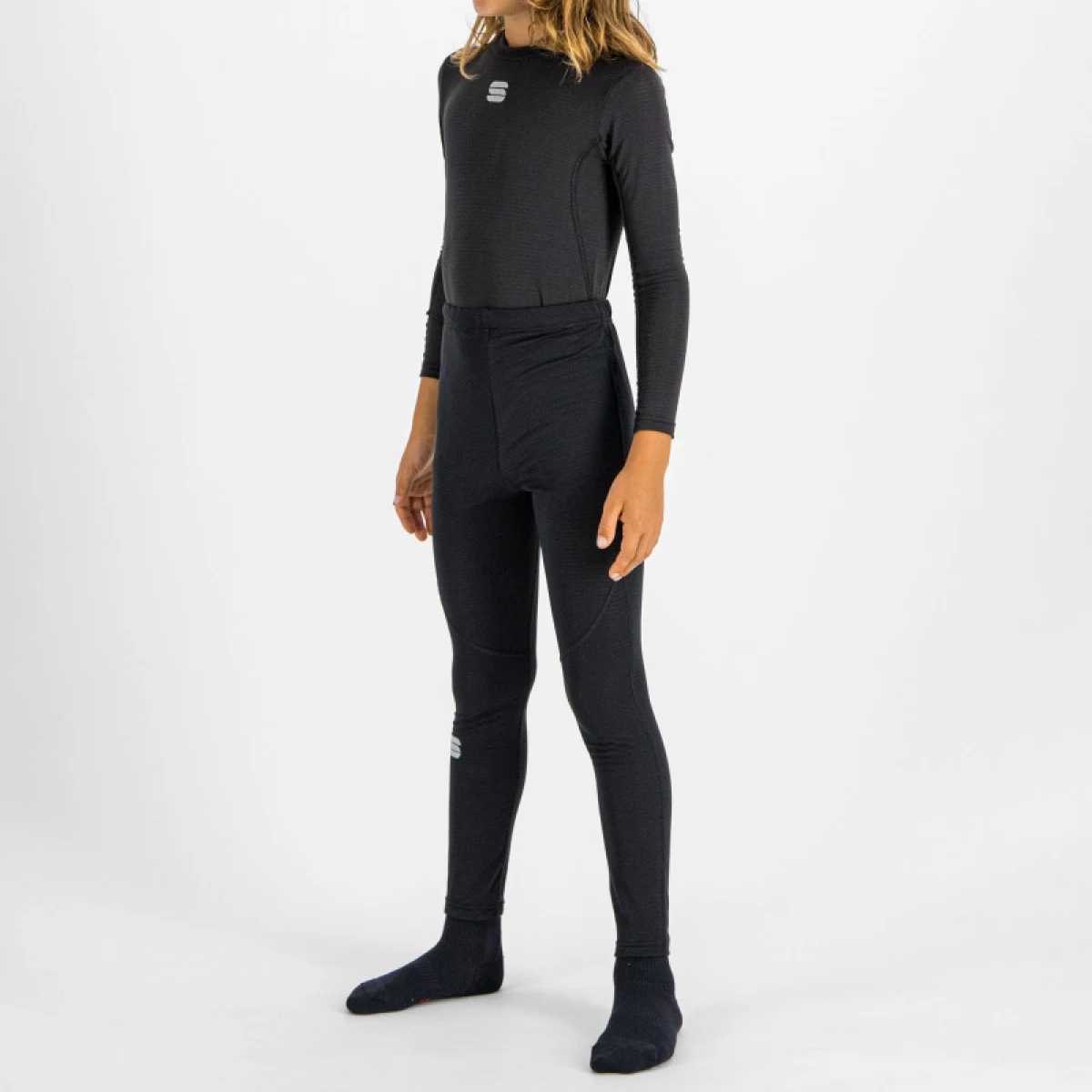 Detské termo nohavice SPORTFUL Td mid kid tight, black · záber 2