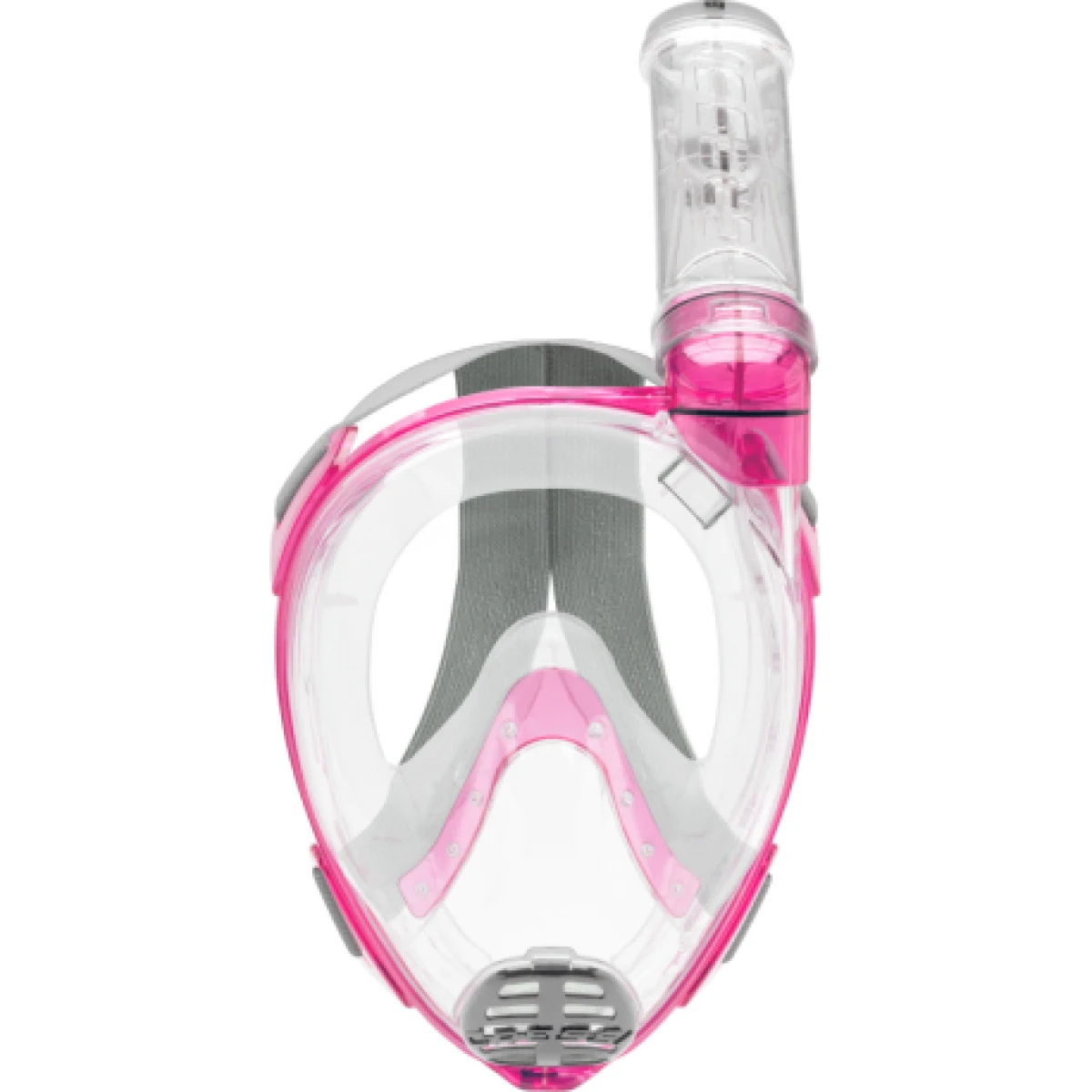 Potápačská maska CRESSI BARON FULL FACE MASK CLEAR PINK S M · záber 1