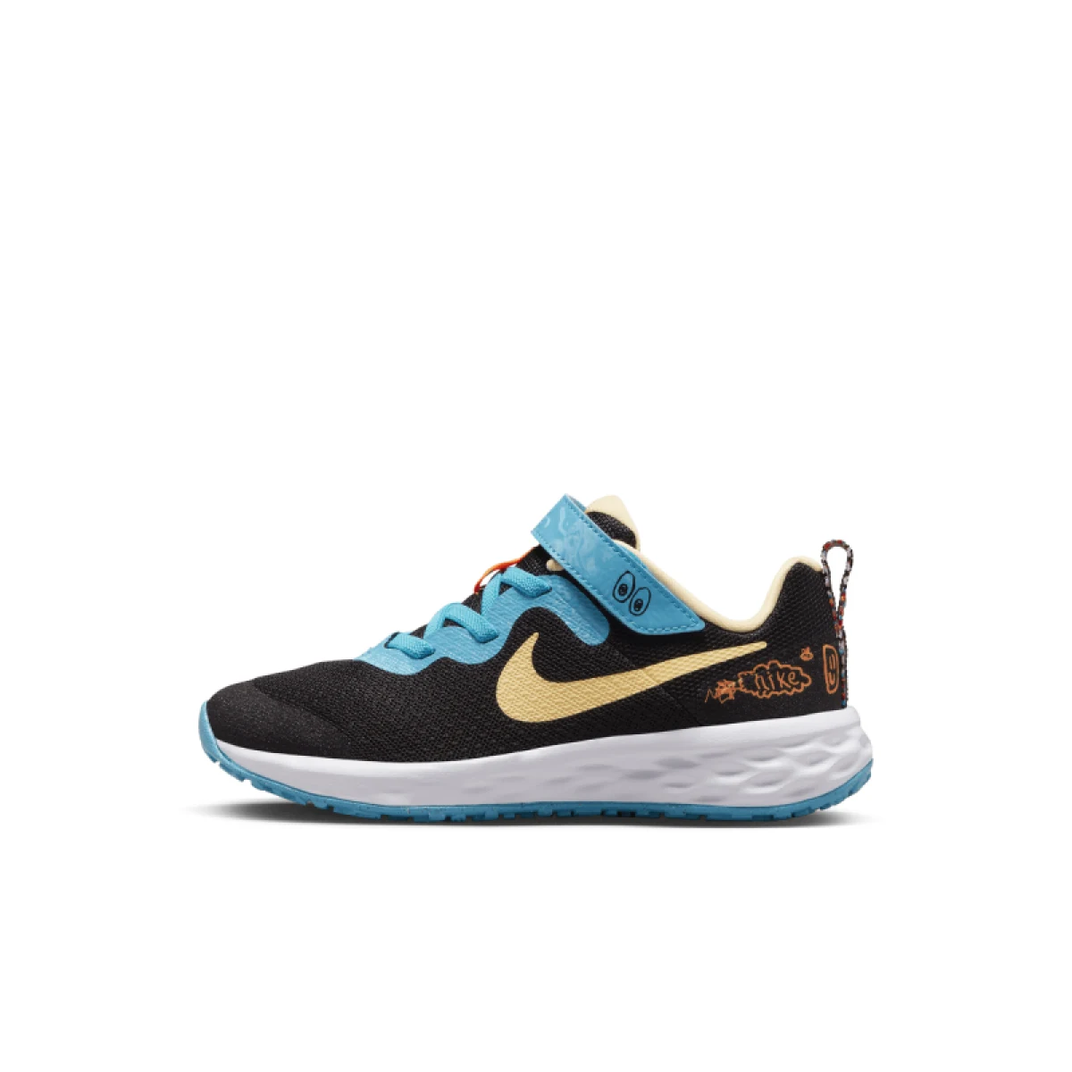Chlapčenská športová obuv (tréningová) NIKE Revolution 6 black total orange melon tint · záber 2