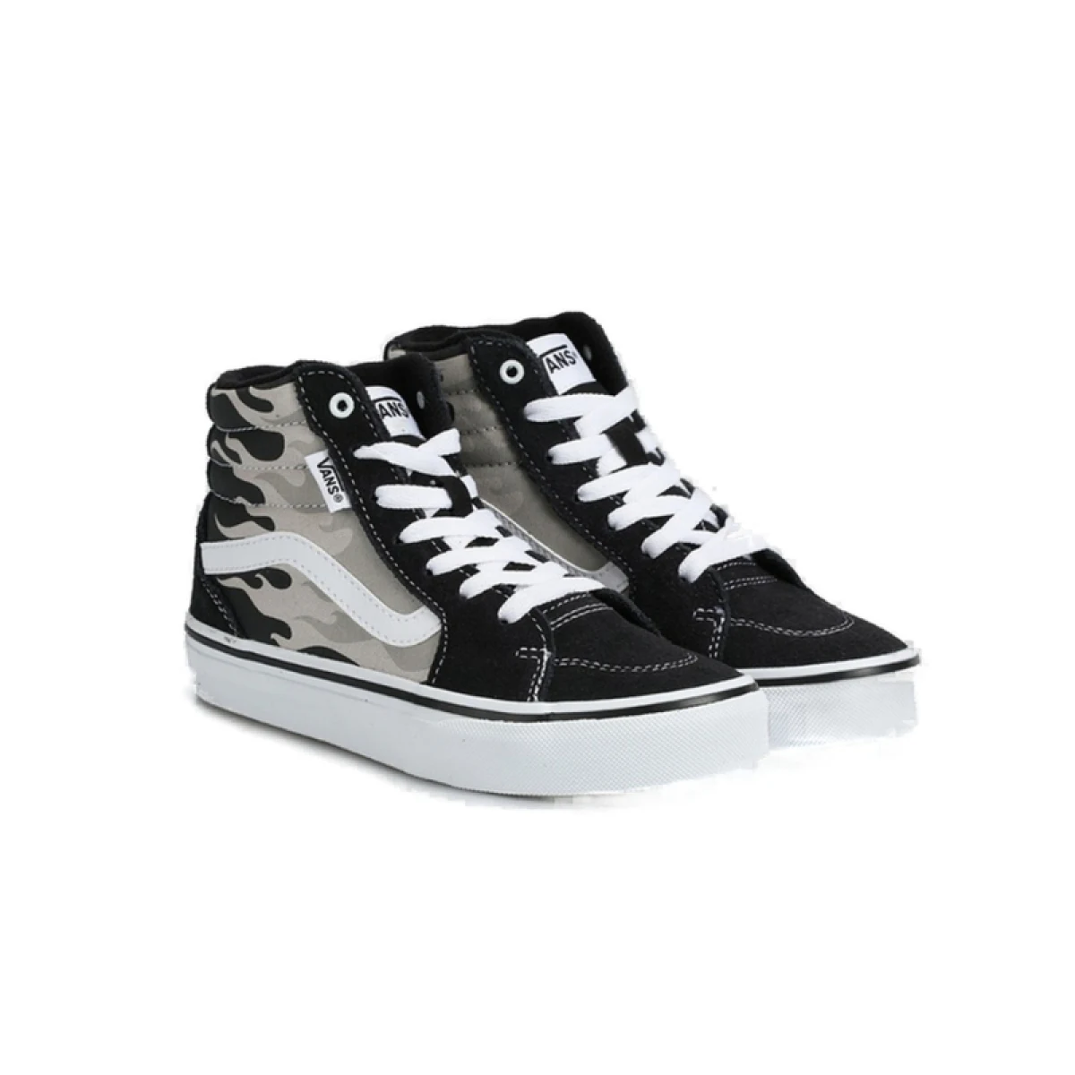 Chlapčenská vychádzková obuv VANS YT Filmore HI (Suede Canvas) grey white · záber 3