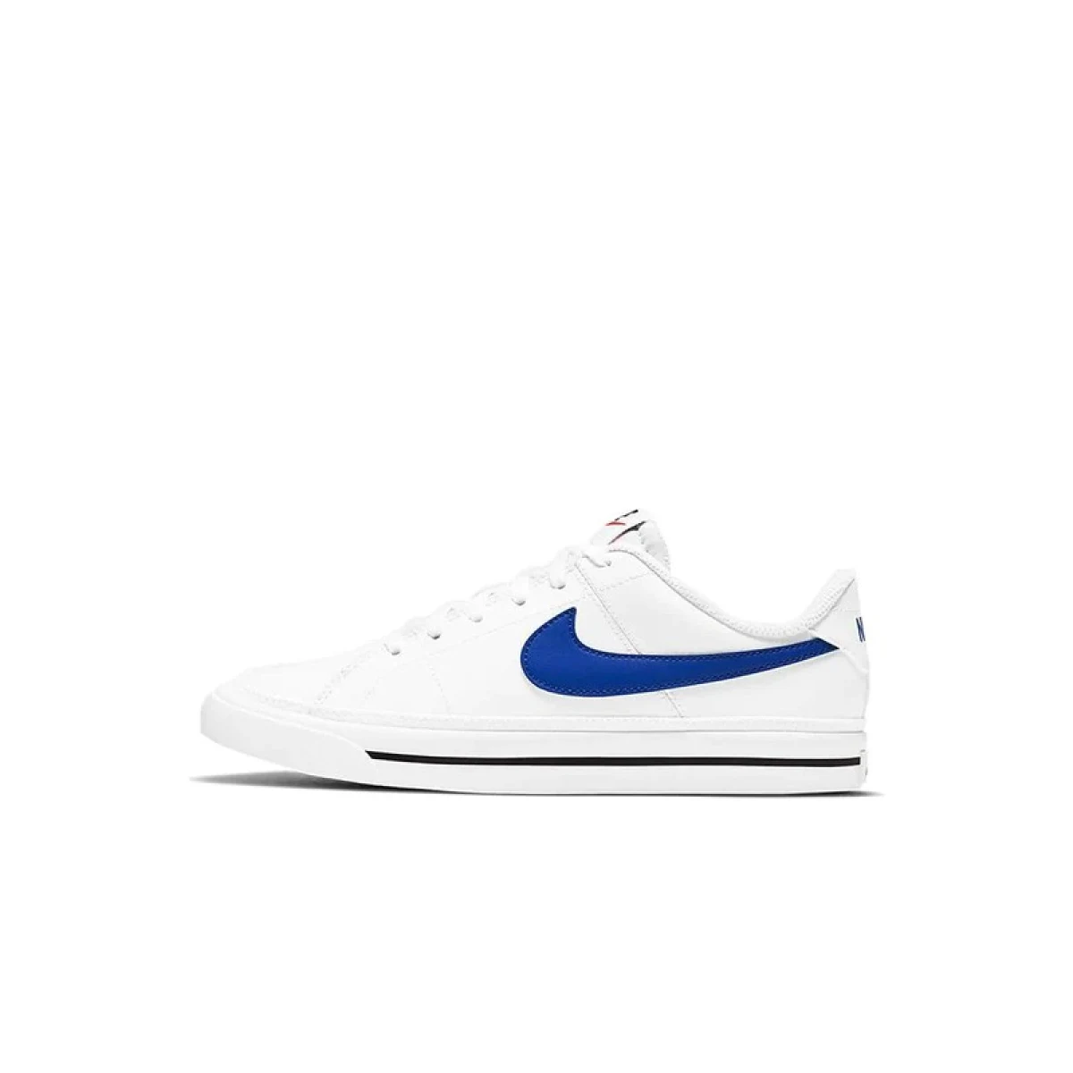 Chlapčenská vychádzková obuv NIKE Court Legacy white game royal black · záber 2