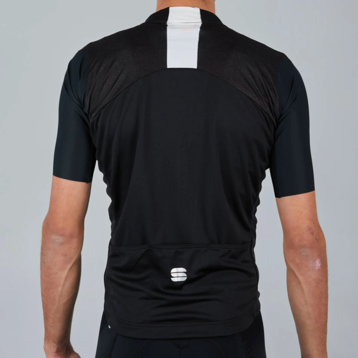 Pánsky cyklistický dres s krátkym rukávom SPORTFUL Strike short sleeve jersey, black white · záber 3