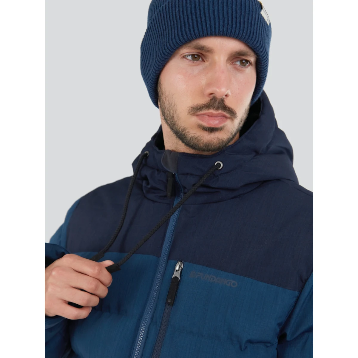 Pánska bunda FUNDANGO Passat Padded Jacket-460- turkis · záber 5