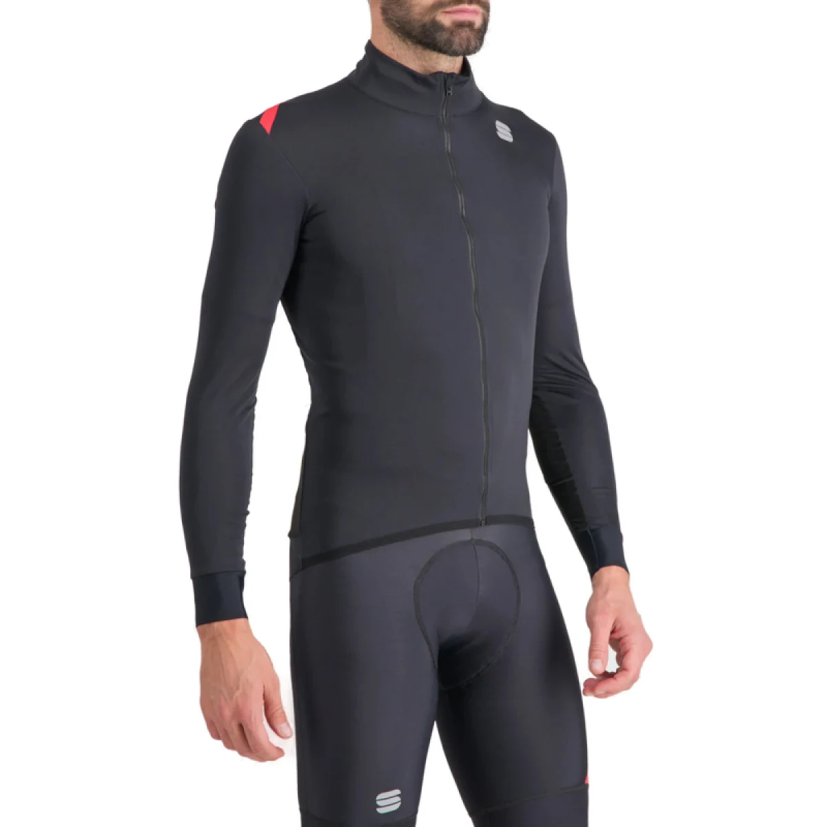 Pánska cyklistická bunda SPORTFUL Fiandre light no rain jacket, black · záber 2