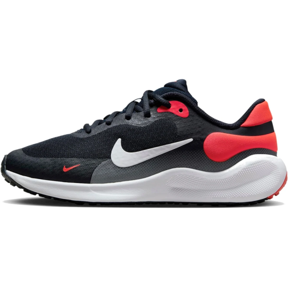Chlapčenská športová obuv (tréningová) NIKE Revolution 7 dark obsidian bright crimson black white · záber 3