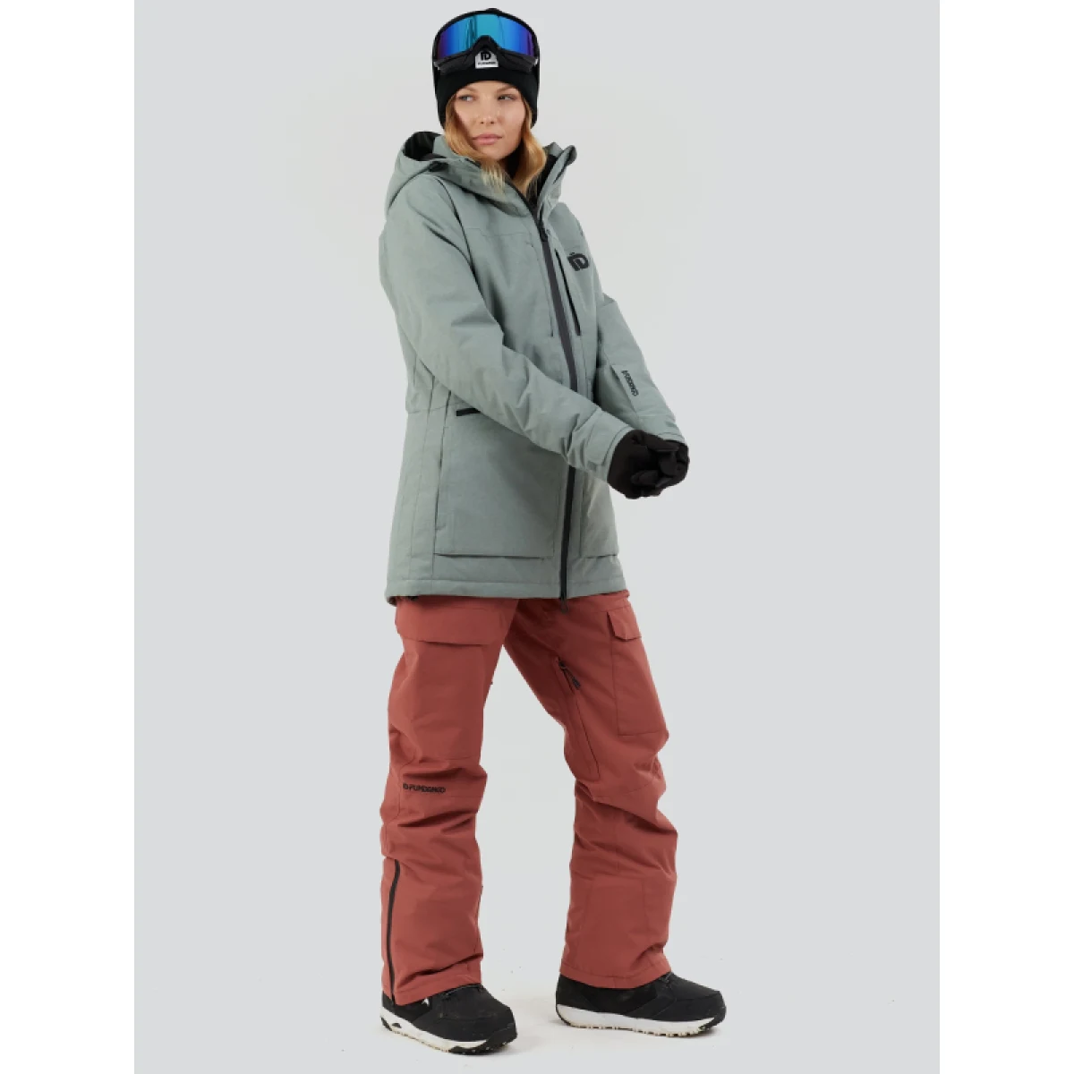 Dámske lyžiarske nohavice FUNDANGO Sakura ECO Bib Pants-361-orchid · záber 5