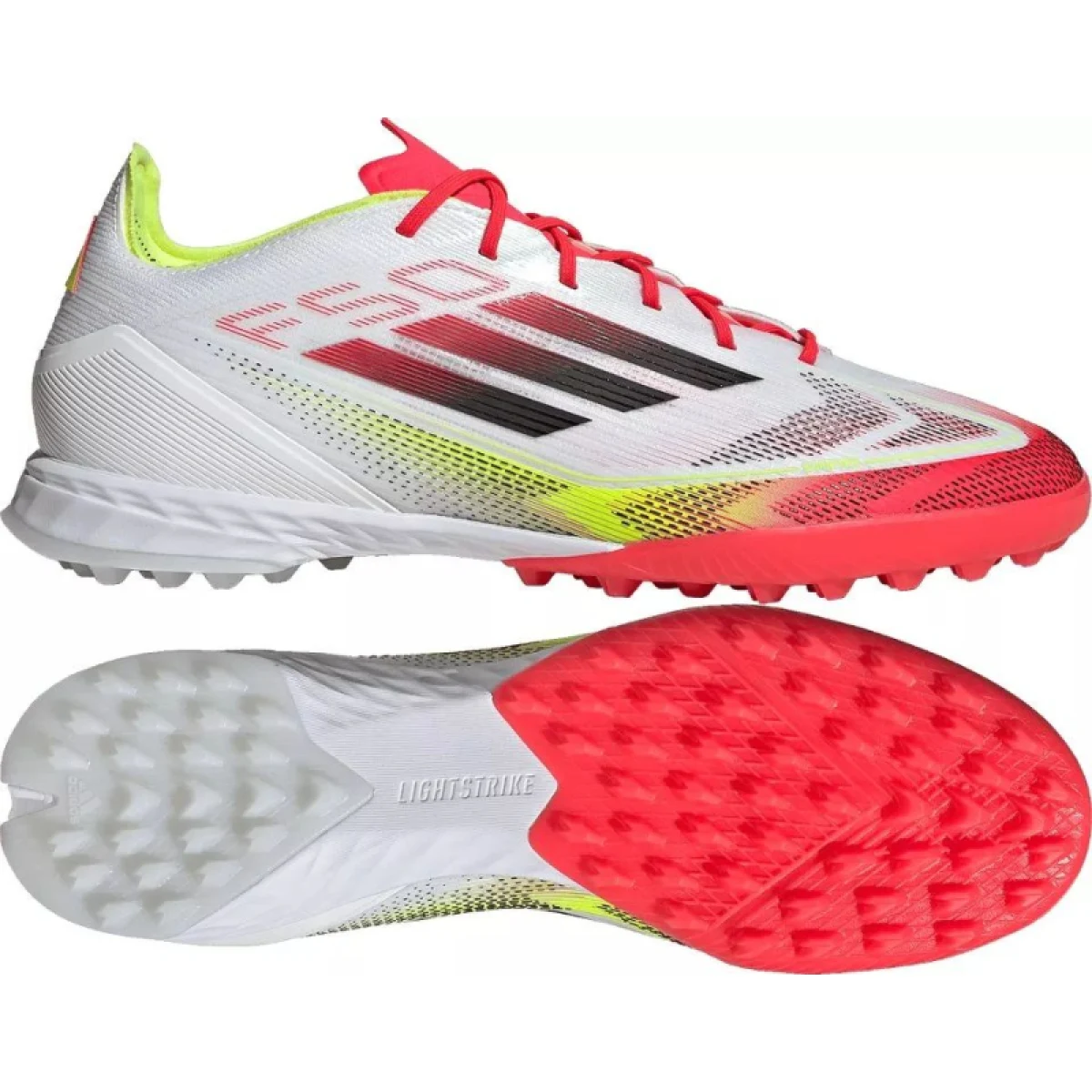 Pánske futbalové kopačky turfy ADIDAS F50 Pro M TF cloud white core black solar yellow · záber 5