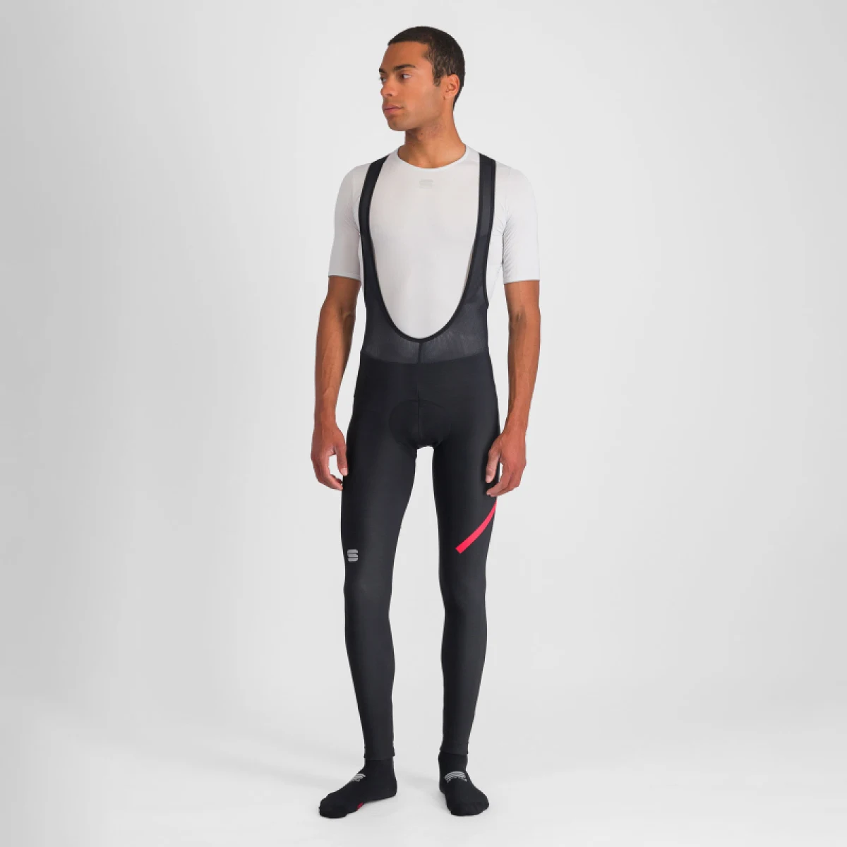 Pánske cyklistické nohavice SPORTFUL Fiandre norain team bibtight, black · záber 2