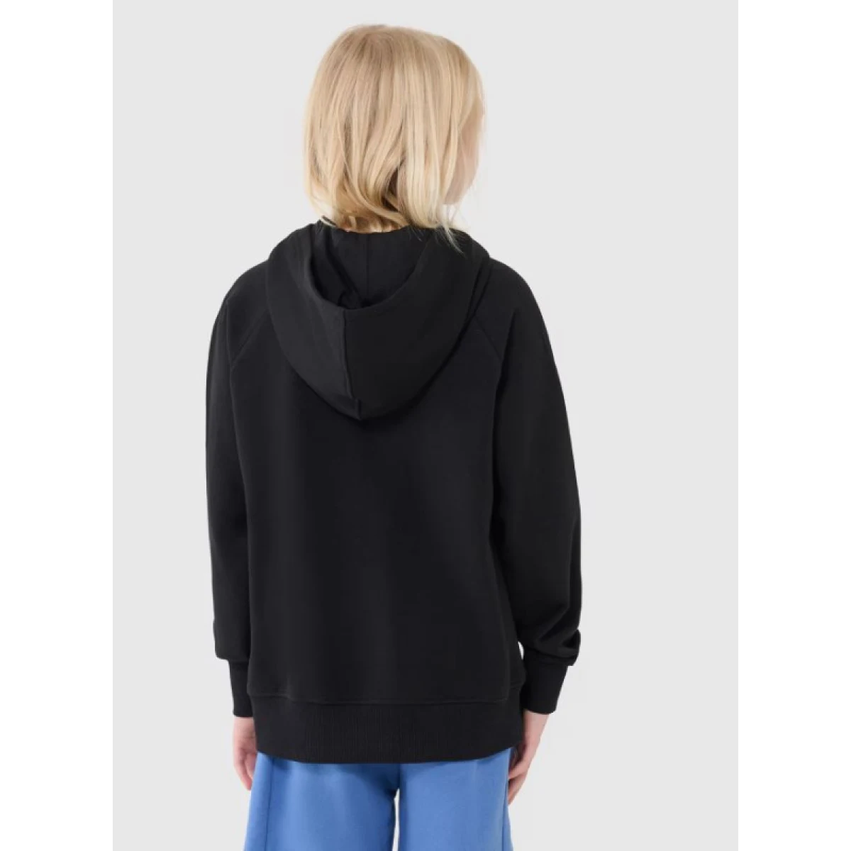 Chlapčenská mikina s kapucňou 4F JUNIOR SWEATSHIRT M1712-20S-DEEP BLACK · záber 4