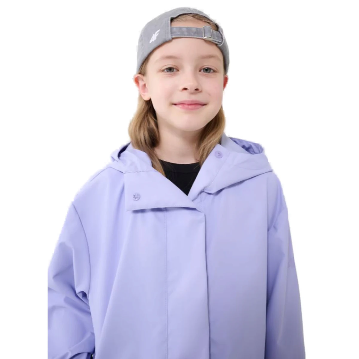 Dievčenský pršiplášť 4F JUNIOR JACKET U213-52S-LIGHT VIOLET · záber 2