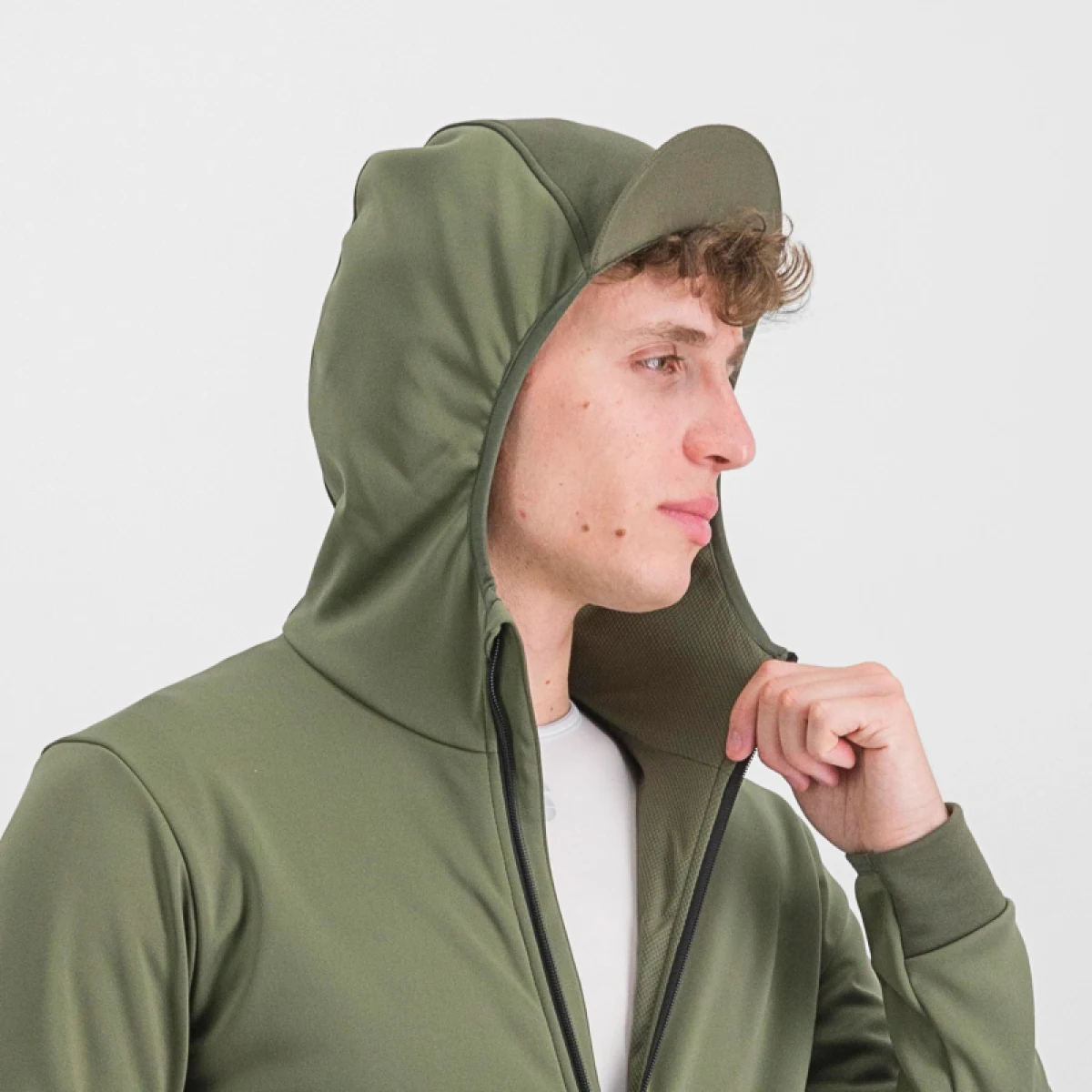 Pánska cyklistická bunda s kapucňou SPORTFUL Metro softshell, beetle · záber 5
