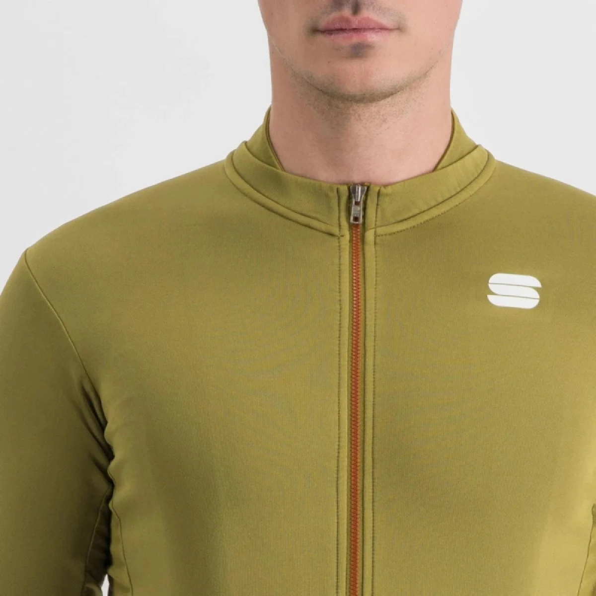 Pánsky cyklistický dres s dlhým rukávom SPORTFUL Monocrom thermal jersey, masala · záber 5