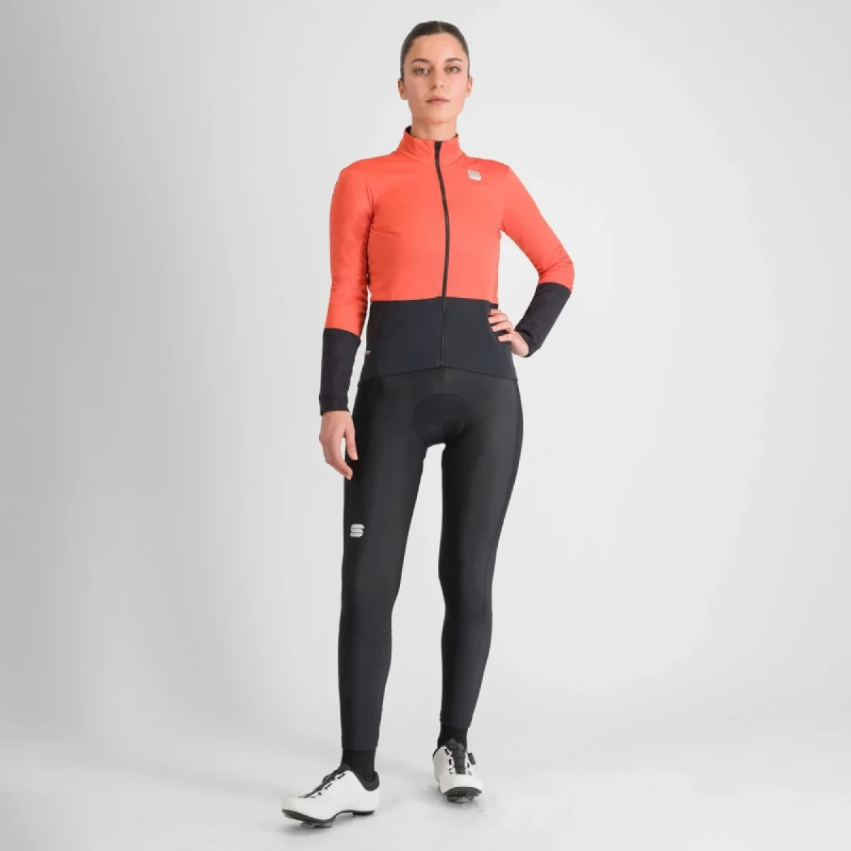 Dámska cyklistická bunda SPORTFUL Total comfort w jacket, pompelmo · záber 4