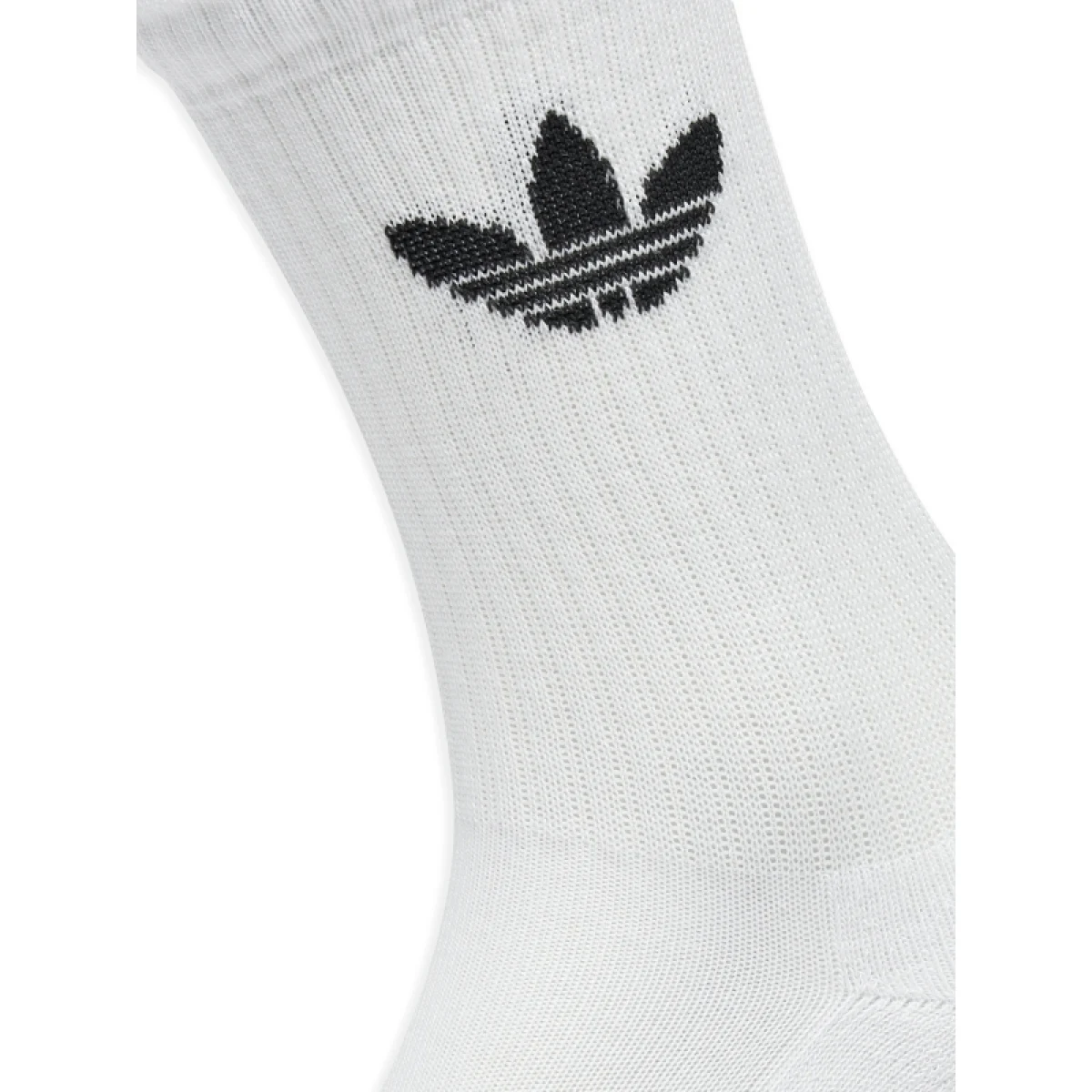 Ponožky ADIDAS ORIGINALS 3 PACK-CusTre Crw Sck WHITE BLACK · záber 4