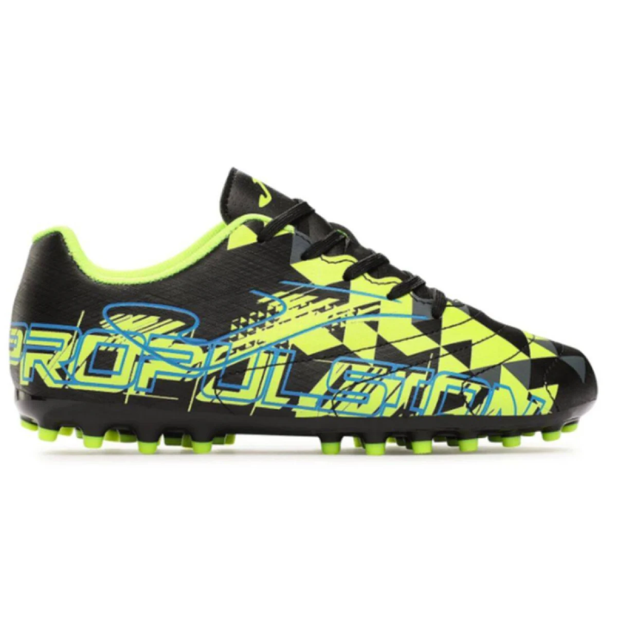 Chlapčenské futbalové kopačky outdoorové JOMA Propulsion Jr FG black yellow fluor · záber 2