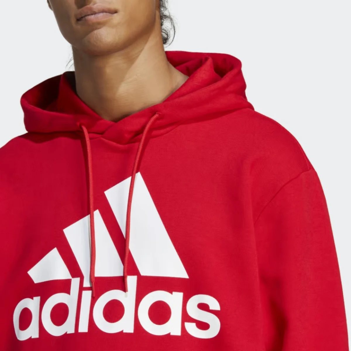 Pánska mikina s kapucňou ADIDAS M BL FT HD-IC9365-Red · záber 5