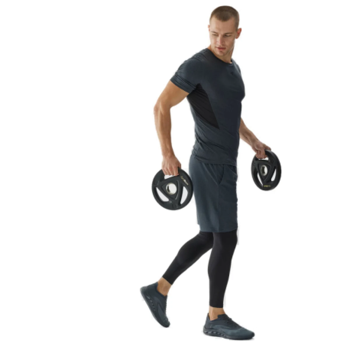 Pánske tréningové kraťasy 4F SHORTS FNK M0911-22M-ANTHRACITE MELANGE · záber 1