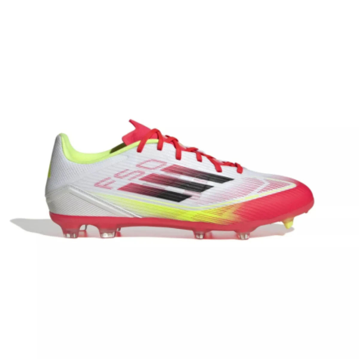 Pánske futbalové kopačky outdoorové ADIDAS F50 League M FG MG cloud white core black solar yellow · záber 1