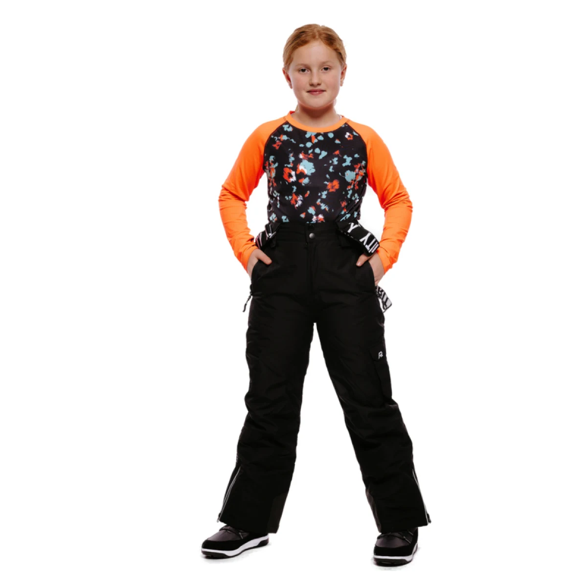 Juniorské lyžiarske nohavice AUTHORITY SP-SNOWTIME black · záber 4