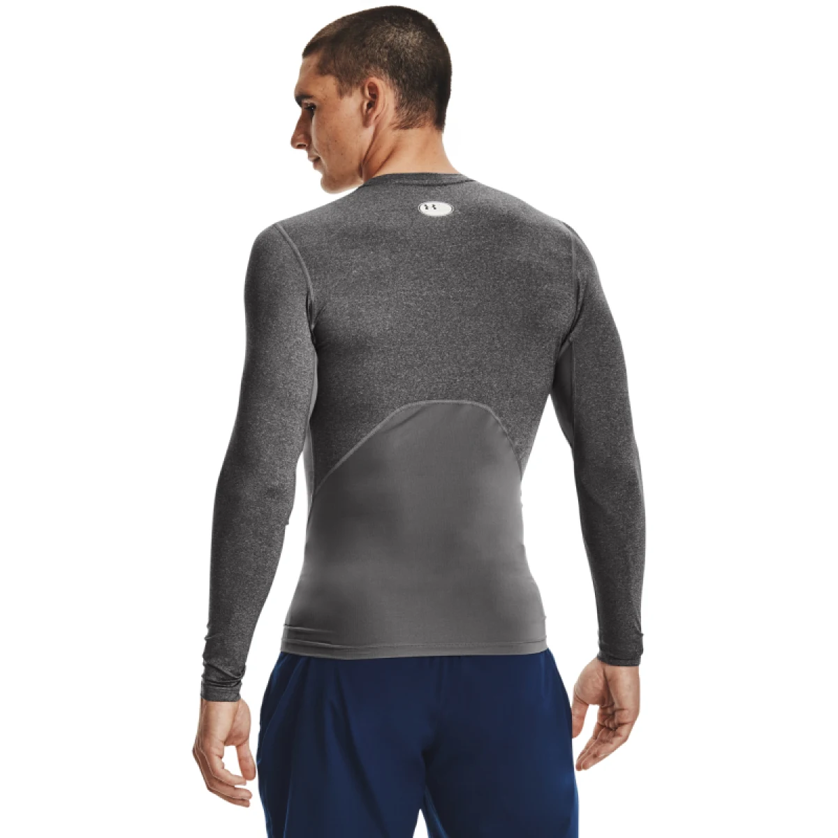 Pánske kompresné tričko s dlhým rukávom UNDER ARMOUR UA HG Armour Comp LS-GRY · záber 2