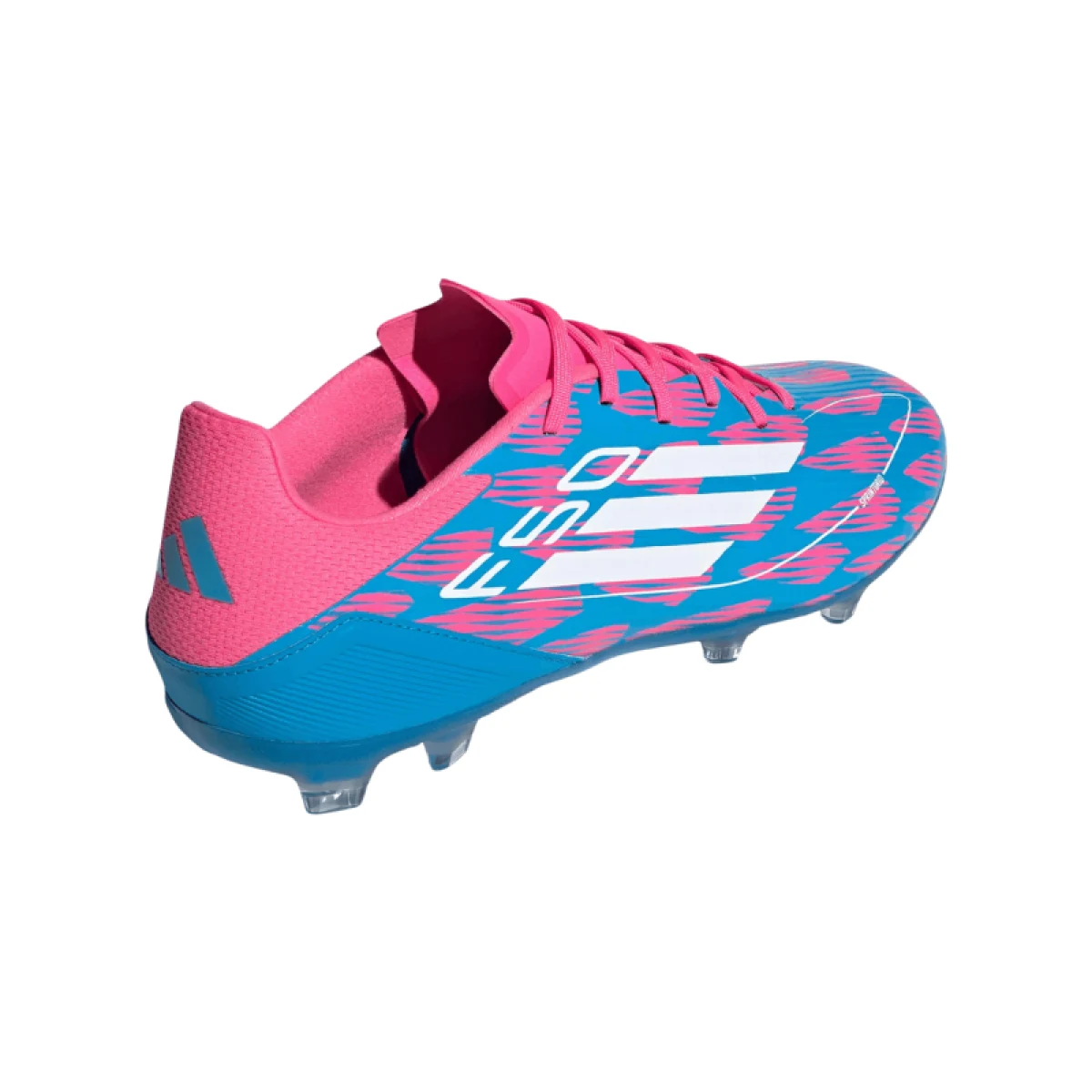 Pánske futbalové kopačky outdoorové ADIDAS F50 League M FG solar blue cloud white solar pink · záber 5