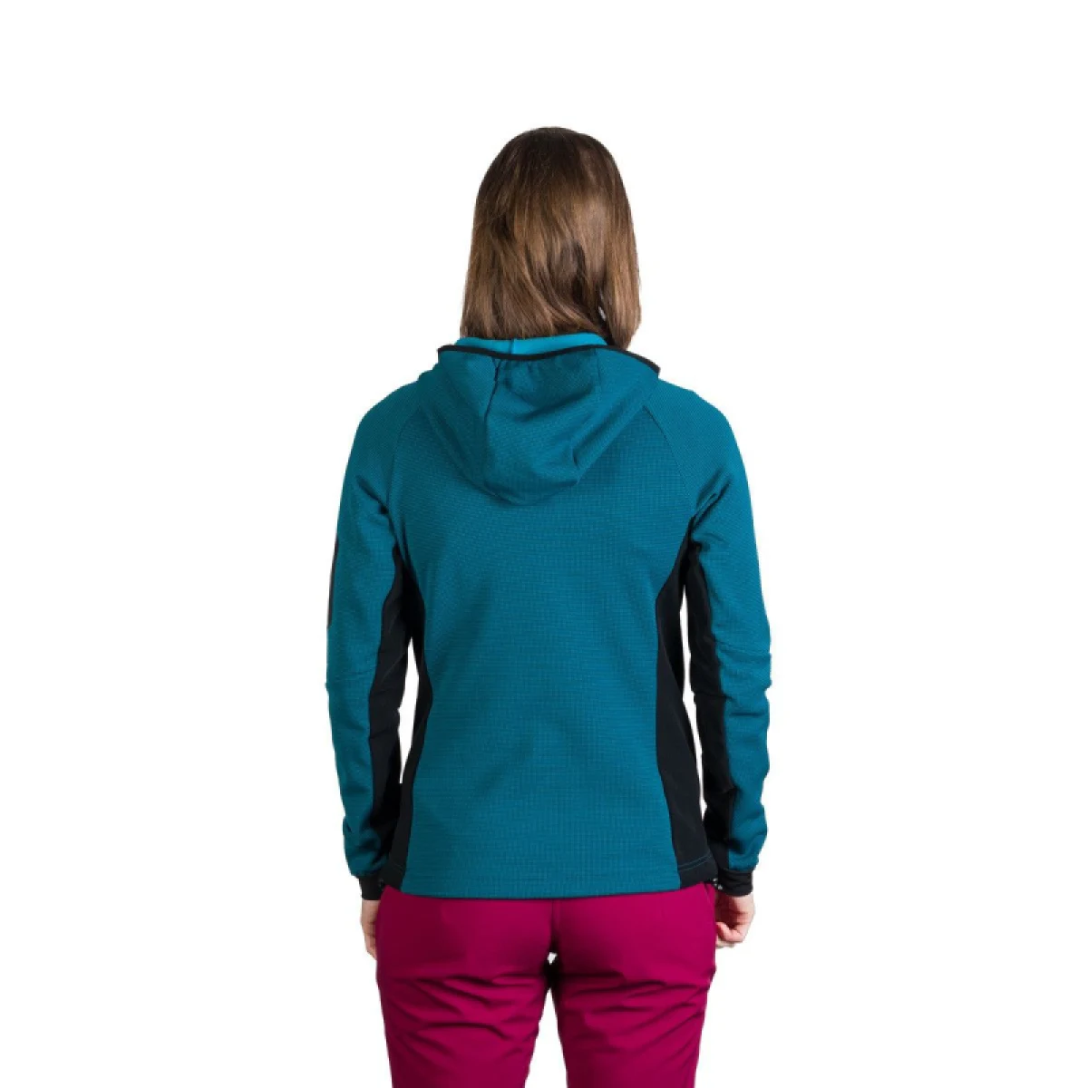 Dámska turistická mikina so zipsom NORTHFINDER DARLA-630inkblueblack · záber 5