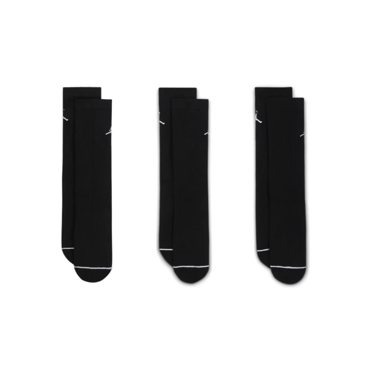 Pánske ponožky NIKE 3 PACK-Jordan Everyday Crew Socks (3 pairs) black black black · záber 2