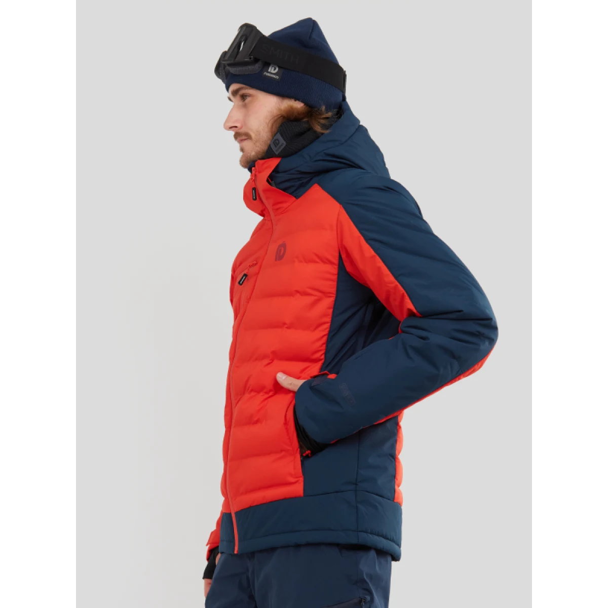 Pánska lyžiarska bunda FUNDANGO Orion Padded Jacket-281-redorange · záber 3