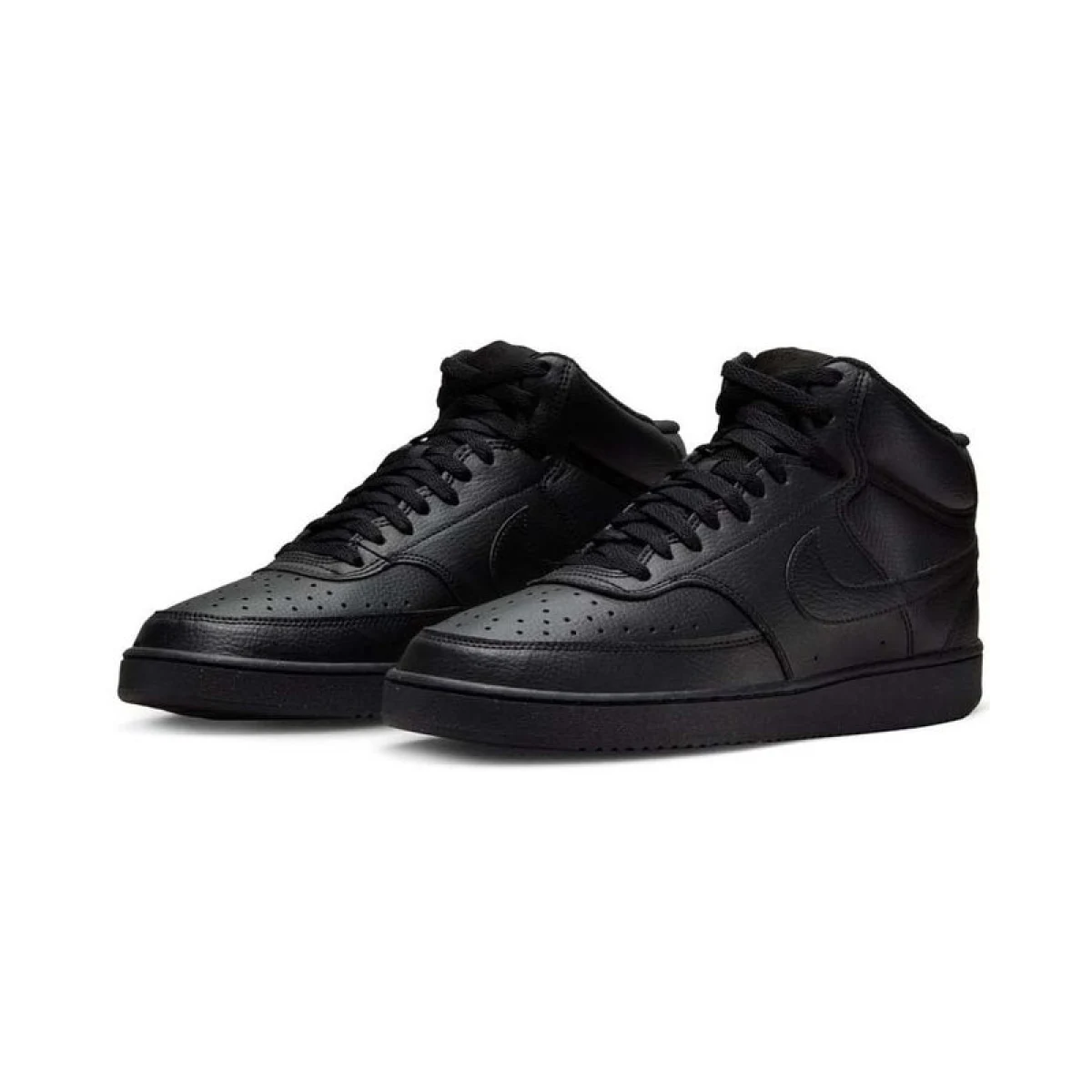 Pánska rekreačná obuv NIKE Court Vision Mid NN black black black · záber 3