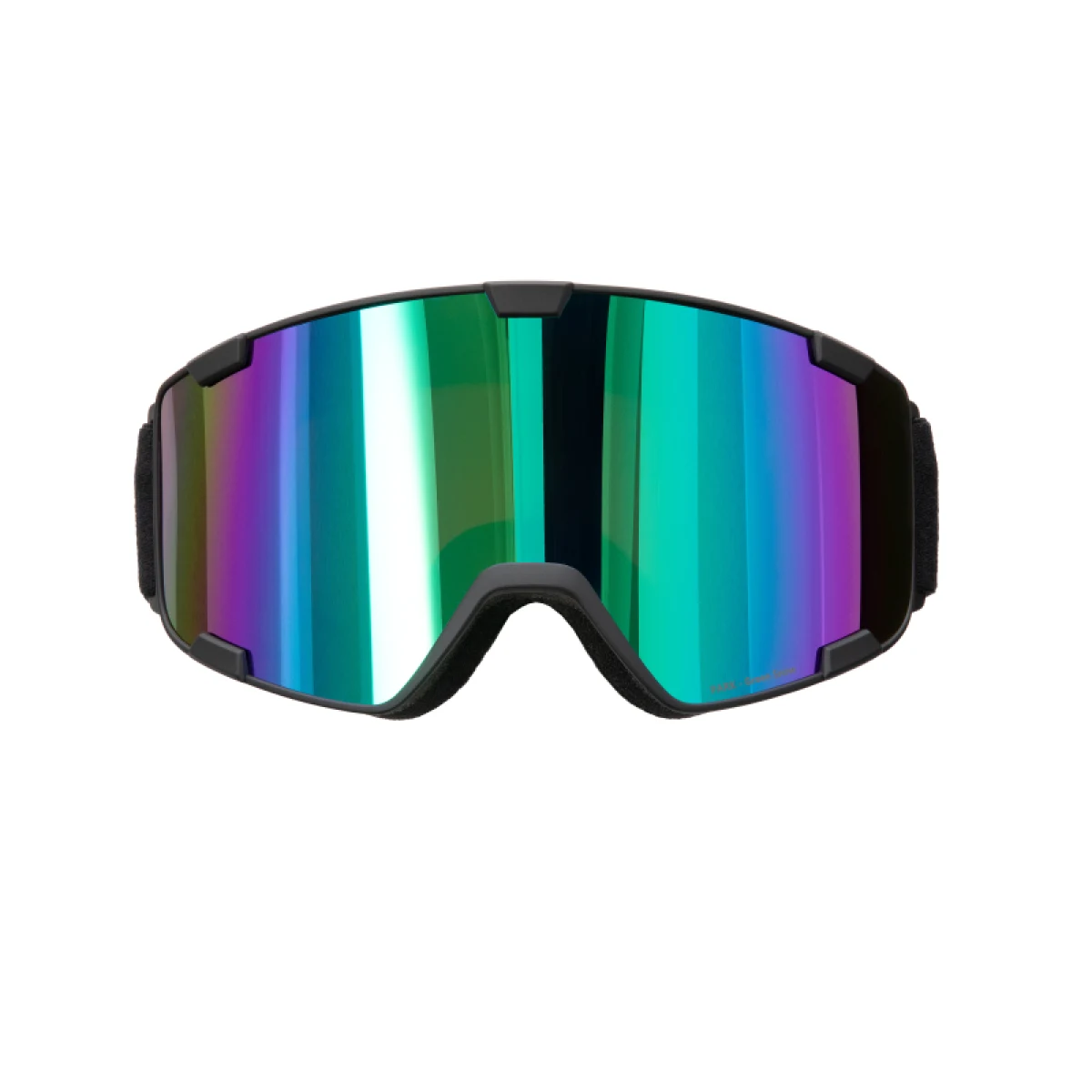 Lyžiarske okuliare RED BULL SPECT PARK-18GR3, black green with green revo · záber 2